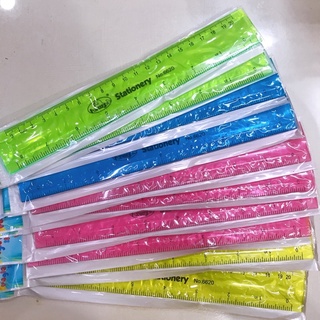 Lốc 10 cây thước dẻo PVC (20cm)