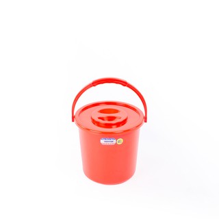 Xô nhựa tròn Duy Tân 4L ( Có nắp + quai xách )
