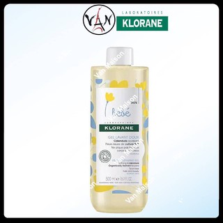 Sữa tắm gội cho bé 2 trong 1 Klorane Bebe 500ml