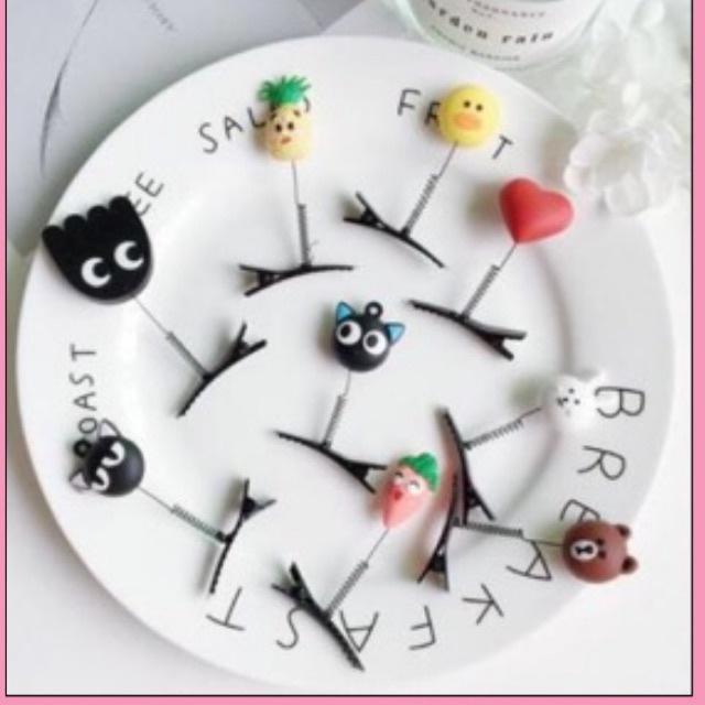 Kẹp tóc lò xo cute