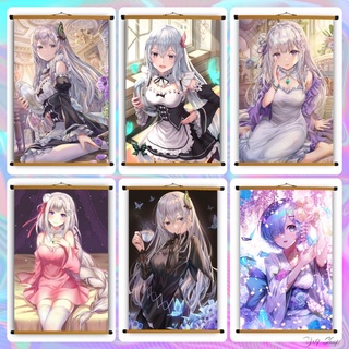 Poster Vải Anime Re:Zero (1)