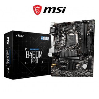 Bo mạch chủ MSI B460 PRO Intel B460, Socket 1200, m-ATX, 2 khe RAM DDR4