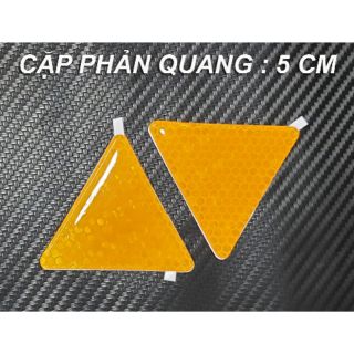 BỘ 2 TAM GIÁC PHẢN QUANG 5CM