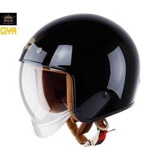 Mũ bảo hiểm Royal M139 kính âm đen bóng