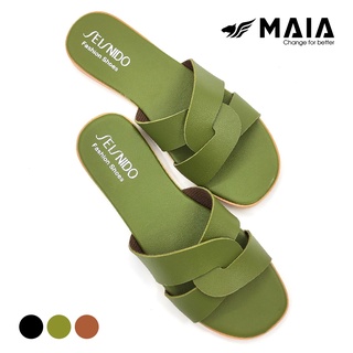 Dép nữ đẹp Maia - quai ngang đan chéo thời trang sang trọng - đi êm chân thoải mái MA5703 (nhiều màu)