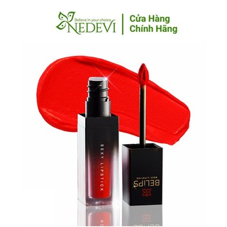 Son Kem Lì Mỏng Nhẹ Mềm Môi Belips Sexy Lipstick 100% thiên nhiên không chì, an toàn cho cả mẹ bầu - NEDEVI Chính Hãng