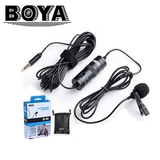 Micro Thu Âm Cài Áo Cho Điện Thoại, Máy Ảnh DSLR, Máy Quay BOYA BY-M1