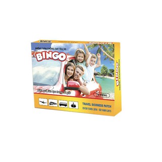 Miếng dán chống say tàu xe Bingo - Hộp 2 miếng