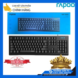Bàn Phím Máy Tính Có Dây RAPOO NK1800 USB Siêu Rẻ | Bảo Hành 24 Tháng