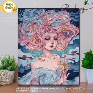 Tranh Số Hóa Nàng Thơ Cổ Trang BEE HAPPY Mã CN019
