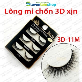 Lông mi chồn 3D số 11 mỏng (Cam kết hàng loại 1)