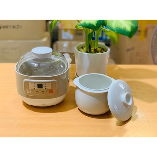 Nồi nấu thông minh đa năng Bear kèm xửng hấp nấu cách thủy 4 in 1 - Nồi nấu cháo,ninh, hầm, hấp tiện lợi