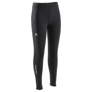 Quần legging chạy bộ Decathlon Kalenji cho trẻ em - Đen