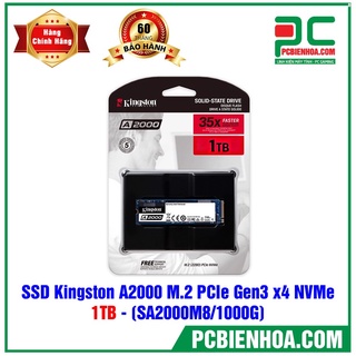 Ổ CỨNG SSD KINGSTON A2000 M.2 PCIE GEN3 X4 NVME 1TB (SA2000M8/1000G) CHÍNH HÃNG