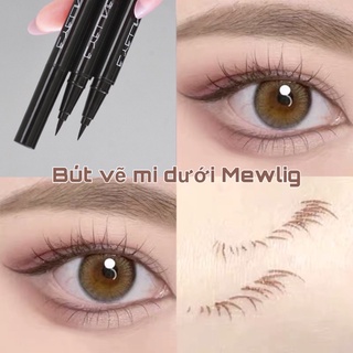 Bút vẽ mi dưới xixi nâu tây nét tự nhiên mực mềm mại không trôi trong nước