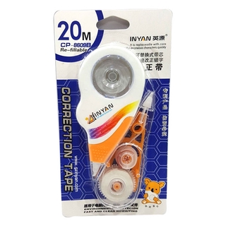 Xóa Kéo Kèm Ruột 20 m - INYAN CP-8609B - Màu Cam