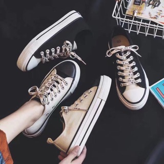Giày bata nữ thể thao cột dây cá tính