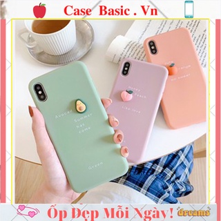 Ốp lưng iphone Trái Cây TPU Gắn Nổi 3D iphone 6/6splus/7/7plus/8plus/x/xsmax/11/11promax/12/12promax/13/pro/pmax/promax