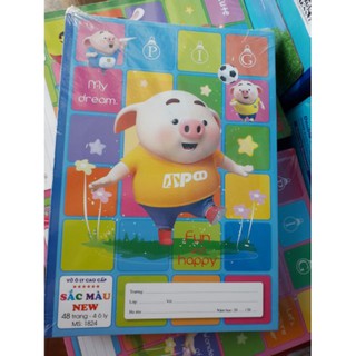 01 quyển vở 4 ô ly kẻ ngang Hải Tiến 1824