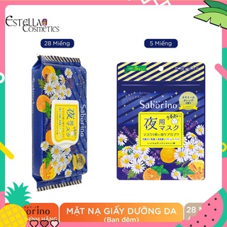 Mặt Nạ Buổi Tối Saborino Good Night Sheet Mask (Gói 5 Miếng, 28 Miếng)