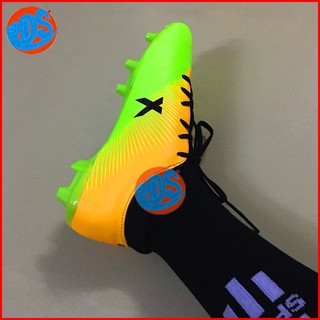 giày đá banh sân cỏ tự nhiên, nhân tạo cao cấp SUNAIS 97502, màu đỏ cam