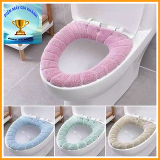 Miếng Nỉ Lót Bồn Cầu Siêu Ấm Cho Mùa Đông Chống Lạnh