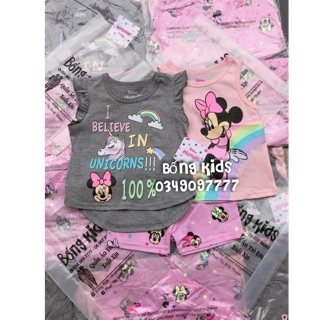 Set 3 Món Bé Gái Minnie Cầu Vồng