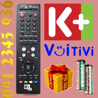 Điều khiển K+ HD có chân vát cho đầu kỹ thuật số TvBox. (Mẫu số 4)