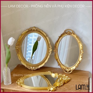 Mirror Tray - Khay gương vintage và sang trọng