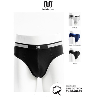 Quần Lót Nam INSIDEMEN Kiểu Dáng Brief COTTON KHÁNG KHUẨN mát nhẹ - IBF003