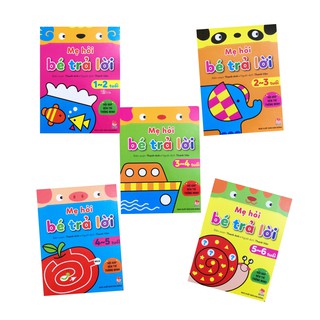 Sách - Combo Mẹ Hỏi Bé Trả Lời (bộ 5 Cuốn khổ dài mới)
