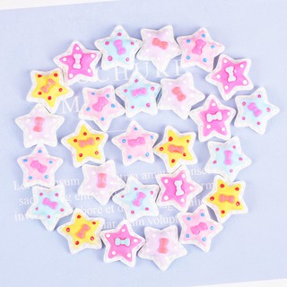 Sticker ngôi sao có nơ - phụ kiện handmade ốp lưng