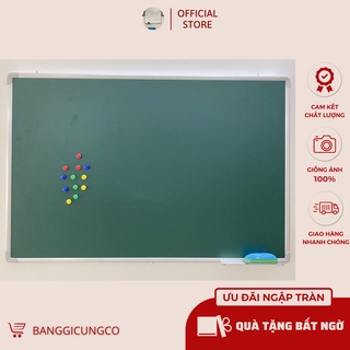 Bảng từ xanh viết phấn chống lóa, KT: 80x120cm