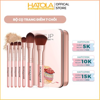 Bộ cọ trang điểm 7 cây biến hóa siêu xinh Bioaqua cọ trang điểm cá nhân đầy đủ Hatola