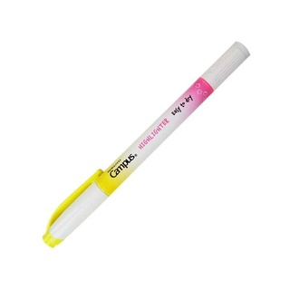 Bút Dạ Quang 2 Đầu Mực Neon Campus DHL-NE-YPK - Vàng, Hồng