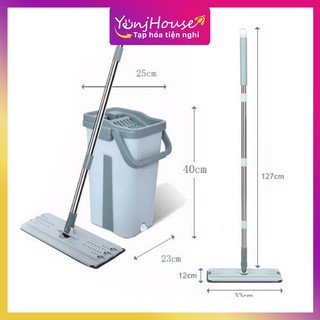 (TỰ VẮT BLVP - 275) BỘ LAU NHÀ TỰ VẮT, VẮT PHẲNG CAO CẤP TIỆN LỢI CHO MỌI ĐỐI TƯỢNG – YENJHOUSE