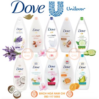 [CHAI 500ML] Sữa Tắm Dove Đức 500ml Nhiều Mùi Hương - Hàng Đức