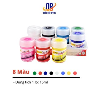 Màu nước Thiên Long Colokit WACO - 03 - 8 màu/ vỉ