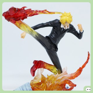 MÔ HÌNH SANJI FIRGURE 16CM ĐÁ LỬA