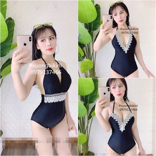 Bikini đồ bơi liền pha ren nhiều dáng
