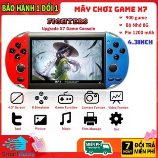 Máy Chơi Game Cầm Tay X7 Màn Hình 4.3inch - Có Sẵn 900 Game, Hỗ Trợ Nghe Nhạc, Xem Phim, Đọc Sách