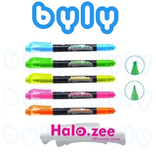 Bút dạ quang 2 đầu 𝑻𝒉𝒊𝒆̂𝒏 𝑳𝒐𝒏𝒈 Highlighter Halozee HL-03 viết đánh dấu dòng