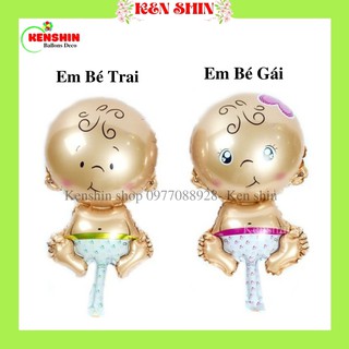 Bóng Trang Trí Sinh Nhật Hình Em Bé Cỡ Nhỏ Phụ Kiện Đồ Bóng Bay Trang Trí