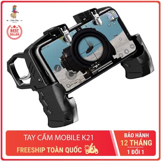Tay cầm chơi game K21 mobile controller 4 ngón cho điện thoại IOS và Android Phặn Phặn