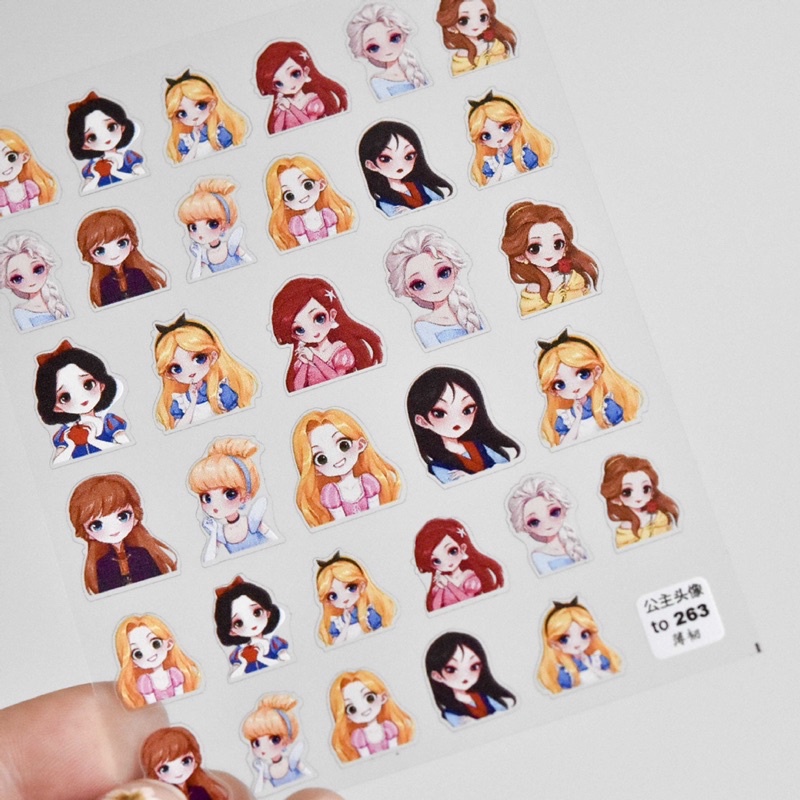 sticker 5d lụa cao cấp dán móng tay nail