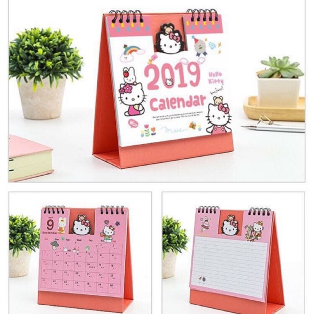Lịch để bàn 2019