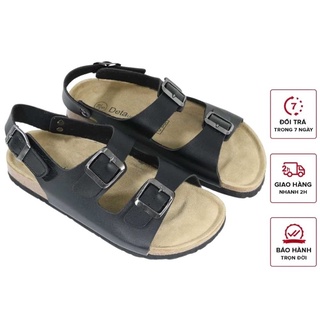 Giày 2 Quai Ngang Nam Nữ Đế Trấu Detaunisex Mã: SATA21D Đầy Đủ Hộp Quai Dán