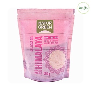Muối hồng Himalaya dạng mịn 500g - NaturGreen