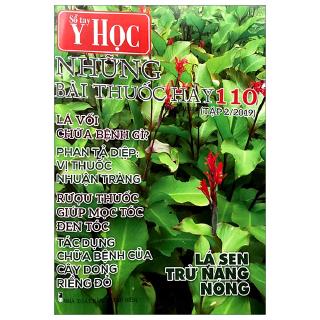 Sách - Những Bài Thuốc Hay - Sổ Tay Y Học (Tập 110)