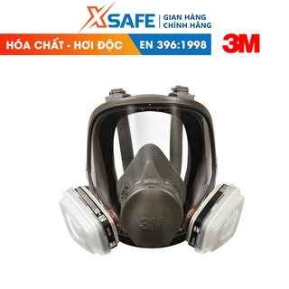 Mặt nạ phòng độc 3M 6800-6001-5N11-501- bộ 7 món - dùng phun sơn, lọc môi trường hóa chất độc hại - chính hãng 3M